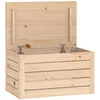 Image de vidaXL vidaXL Boîte de rangement 59,5x36,5x33 cm Bois massif de pin