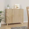 Image de vidaXL Meuble TV avec lumiÃ¨res LED Gris bÃ©ton