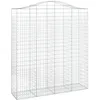 Image de vidaXL Vidaxl Panier De Gabions Arqué 200x50x220/240 Cm Fer Galvanisé