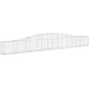 Image de vidaXL Vidaxl Panier De Gabions Arqué 400x30x40/60 Cm Fer Galvanisé