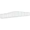 Image de vidaXL Vidaxl Panier De Gabions Arqué 400x50x40/60 Cm Fer Galvanisé