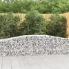 Image de vidaXL Panier de gabions arqué 400x50x60/80 cm Fer galvanisé153413