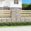 Image de vidaXL Panier de gabions arqué 100x50x160/180 cm Fer galvanisé153438