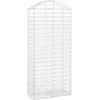 Image de vidaXL Vidaxl Panier De Gabions Arqué 100x50x220/240 Cm Fer Galvanisé