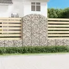 Image de vidaXL Panier de gabions arqué 150x30x200/220 cm Fer galvanisé153450