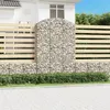 Image de vidaXL Panier de gabions arqué 150x30x220/240 cm Fer galvanisé