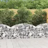 Image de vidaXL Panier de gabions arqué 150x50x60/80 cm Fer galvanisé153453