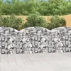 Image de vidaXL Panier de gabions arqué 150x50x100/120 cm Fer galvanisé153455