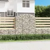 Image de vidaXL Panier de gabions arqué 150x50x160/180 cm Fer galvanisé
