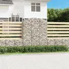 Image de vidaXL Vidaxl Panier De Gabions Arqué 150x50x180/200 Cm Fer Galvanisé
