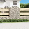 Image de vidaXL Vidaxl Panier De Gabions Arqué 150x50x200/220 Cm Fer Galvanisé