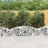 Image de vidaXL Panier de gabions arqué 200x30x40/60 cm Fer galvanisé