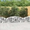 Image de vidaXL Vidaxl Panier De Gabions Arqué 200x30x40/60 Cm Fer Galvanisé