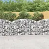 Image de Vidaxl Panier De Gabions ArquÃ© 200x30x100/120 Cm Fer GalvanisÃ©