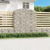 Image de vidaXL Vidaxl Panier De Gabions Arqué 200x30x220/240 Cm Fer Galvanisé