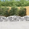 Image de vidaXL Vidaxl Panier De Gabions Arqué 200x50x40/60 Cm Fer Galvanisé