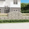 Image de Vidaxl Panier De Gabions ArquÃ© 200x50x120/140 Cm Fer GalvanisÃ©