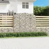 Image de vidaXL Panier de gabions arqué 200x50x180/200 cm Fer galvanisé