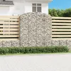 Image de vidaXL Vidaxl Panier De Gabions Arqué 200x50x220/240 Cm Fer Galvanisé