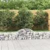 Image de vidaXL Panier de gabions arqué 200x30x40/60 cm Fer galvanisé153482