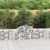 Image de Vidaxl Panier De Gabions ArquÃ© 200x30x60/80 Cm Fer GalvanisÃ©