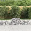 Image de vidaXL Panier de gabions arqué 200x50x40/60 cm Fer galvanisé