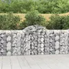 Image de vidaXL Panier de gabions arqué 200x50x100/120 cm Fer galvanisé153495