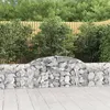 Image de vidaXL Panier de gabions arqué 300x30x60/80 cm Fer galvanisé153503