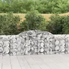 Image de vidaXL Panier de gabions arqué 300x30x80/100 cm Fer galvanisé153504