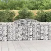 Image de vidaXL Panier de gabions arqué 300x30x100/120 cm Fer galvanisé153505