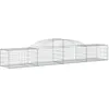 Image de vidaXL Vidaxl Panier De Gabions Arqué 300x50x40/60 Cm Fer Galvanisé