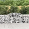 Image de vidaXL Panier de gabions arqué 300x50x80/100 cm Fer galvanisé153514