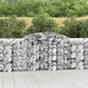 Image de vidaXL Panier de gabions arqué 300x50x100/120 cm Fer galvanisé153515