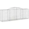 Image de Vidaxl Panier De Gabions ArquÃ© 300x50x100/120 Cm Fer GalvanisÃ©