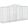 Image de vidaXL Vidaxl Panier De Gabions Arqué 300x50x140/160 Cm Fer Galvanisé