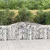 Image de vidaXL Panier de gabions arqué 400x30x80/100 cm Fer galvanisé153524