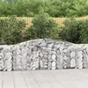 Image de vidaXL Panier de gabions arqué 400x30x100/120 cm Fer galvanisé153525