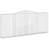 Image de vidaXL Vidaxl Panier De Gabions Arqué 400x30x160/180 Cm Fer Galvanisé