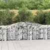 Image de vidaXL Panier de gabions arqué 400x50x80/100 cm Fer galvanisé153534