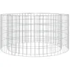 Image de vidaXL Foyer En Gabion Ø 100 Cm Fer Galvanisé Vidaxl Vidaxl