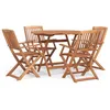 Image de Vidaxl Ensemble De Salle Ã Manger De Jardin 5 Pcs Bois D'acacia Solide