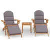 Image de Vidaxl Ensemble De Salon De Jardin Adirondack 3 Pcs Bois Acacia Solide
