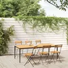 Image de vidaXL Chaises pliables de jardin lot de 6 Acier bois d'acacia massif3152106