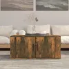 Image de vidaXL Table basse Chêne fumé 80x50x36 cm Bois d'ingénierie816517