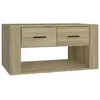 Image de vidaXL Table basse ChÃªne sonoma 80x50x40 cm Bois d'ingÃ©nierie