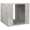 Image de vidaXL Table de chevet Gris bÃ©ton 41x40x36 cm Bois d'ingÃ©nierie