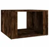 Image de vidaXL Table de chevet ChÃªne fumÃ© 57x55x36 cm Bois d'ingÃ©nierie