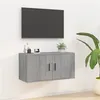 Image de vidaXL Meuble TV mural Sonoma gris 80x34,5x40 cm816630