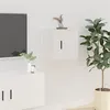 Image de vidaXL Meuble TV mural Blanc 40x34,5x40 cm816640