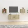 Image de vidaXL Meubles TV muraux 2 pcs Chêne sonoma 40x34,5x40 cm816647